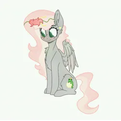 Size: 6890x6890 | Tagged: safe, artist:riofluttershy, derpibooru import, oc, oc:moonthecollector, unofficial characters only, pegasus, pony, blushing, ear piercing, earring, female, green eyes, image, jewelry, jpeg, mare, pegasus oc, piercing, simple background, solo, wings