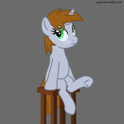 Size: 800x800 | Tagged: safe, artist:age3rcm, oc, oc:littlepip, fallout equestria, animated, commission, gif, image, your character here