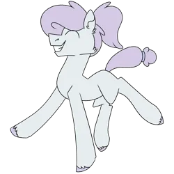 Size: 1200x1200 | Tagged: safe, artist:fuckomcfuck, derpibooru import, oc, oc:maisie, unofficial characters only, earth pony, pony, hair tie, image, magical lesbian spawn, offspring, parent:applejack, parent:rarity, parents:rarijack, png, simple background, solo, tail tie, transparent background