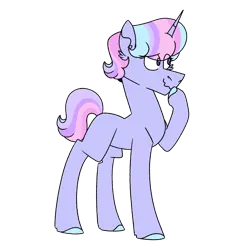 Size: 1080x1080 | Tagged: safe, artist:fuckomcfuck, derpibooru import, oc, oc:aurora, unofficial characters only, pony, unicorn, horn, image, magical lesbian spawn, offspring, parent:rarity, parent:twilight sparkle, parents:rarilight, png, simple background, solo, transparent background