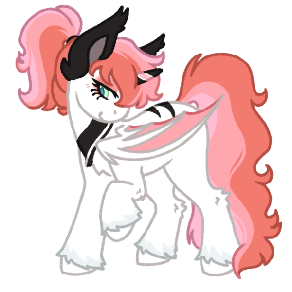 Size: 1000x1000 | Tagged: safe, artist:kazmuun, derpibooru import, oc, oc:licorice love, unofficial characters only, alicorn, bat pony, bat pony alicorn, pony, bat wings, female, horn, image, mare, png, simple background, solo, transparent background, wings