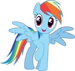 Size: 3180x3000 | Tagged: safe, artist:dashiesparkle, derpibooru import, rainbow dash, pegasus, pony, g4, may the best pet win, female, high res, image, mare, png, simple background, solo, transparent background, vector