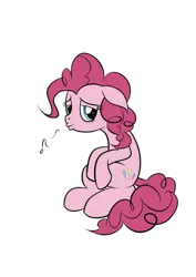 Size: 2059x2912 | Tagged: safe, artist:plainoasis, derpibooru import, pinkie pie, earth pony, pony, g4, female, image, mare, png, solo, whistling