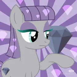 Size: 1080x1080 | Tagged: artist needed, safe, derpibooru import, maud pie, image, jpeg, rainbow power, rainbow power-ified