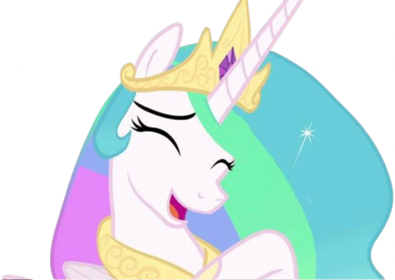 Size: 3550x2520 | Tagged: safe, derpibooru import, edit, edited screencap, editor:mrtoonlover83, screencap, princess celestia, alicorn, g4, background removed, female, image, laughing, not a vector, png, solo