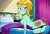 Size: 1216x832 | Tagged: suggestive, ai content, machine learning generated, prompter:desconhecido2000, lightning dust, human, equestria girls, ass, bed, bedroom, blushing, butt, clothes, crying, image, jpeg, nudity, panties, panties pulled down, spank mark, spanked, underwear