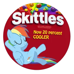 Size: 900x900 | Tagged: safe, artist:metadragonart, derpibooru import, rainbow dash, pegasus, pony, g4, 20% cooler, candy, eyes closed, female, food, image, mare, partially transparent background, png, simple background, skittles