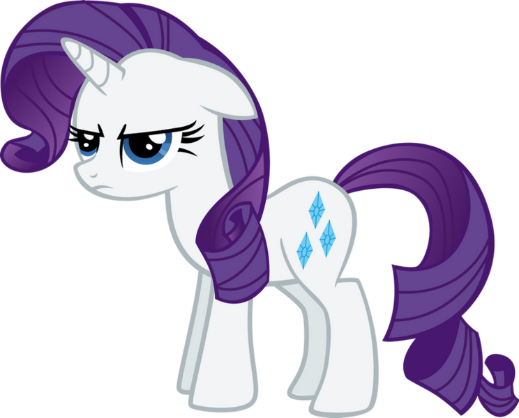 Size: 900x726 | Tagged: safe, artist:cloudshadezer0, derpibooru import, rarity, pony, unicorn, g4, sisterhooves social, female, horn, image, mare, png, rarity is not amused, simple background, solo, transparent background, unamused, vector