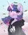 Size: 1640x2075 | Tagged: safe, artist:shpoof, derpibooru import, twilight sparkle, twilight sparkle (alicorn), alicorn, unicorn, bust, clothes, cute, ear piercing, earring, hoodie, horn, image, jewelry, piercing, png, solo, wind, windswept mane