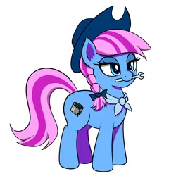 Size: 2000x2000 | Tagged: safe, artist:vomitvomiting, derpibooru import, oc, oc:designer doohickey, pony, hat, image, png, simple background, solo, white background