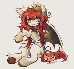 Size: 1210x1126 | Tagged: safe, artist:misty.mooon, derpibooru import, oc, unofficial characters only, bat pony, beetle, insect, pony, commission, ear fluff, female, image, jpeg, mare, simple background, solo, stag beetle, stitched body