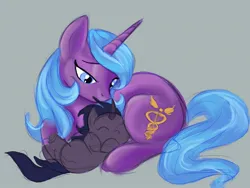 Size: 1600x1200 | Tagged: safe, derpibooru import, idw, king sombra, radiant hope, pony, unicorn, female, foal, horn, image, jpeg, male, mare, offspring, parent:king sombra, parent:radiant hope, parents:hopebra, ship:hopebra, shipping, straight