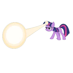 Size: 2100x2100 | Tagged: safe, artist:chanyhuman, derpibooru import, twilight sparkle, unicorn, beam, derpibooru exclusive, horn, image, png, simple background, solo, transparent background, unicorn twilight, vector