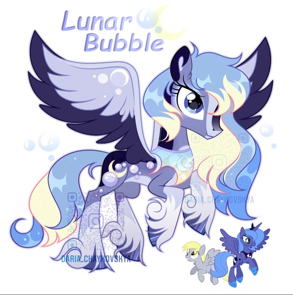 Size: 1080x1089 | Tagged: safe, derpibooru import, derpy hooves, princess luna, oc, pony, g4, adoptable, adopted, adoption, full body, fusion, fusion:derpy hooves, fusion:princess luna, image, jpeg