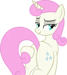 Size: 4005x4534 | Tagged: suggestive, artist:mlptmntfan2000, derpibooru import, twinkleshine, g4, butt, female, flank, image, png, simple background, solo, sultry pose, transparent background, vector