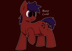 Size: 7015x4960 | Tagged: safe, artist:monycaalot, derpibooru import, oc, oc:mony caalot, unofficial characters only, earth pony, derpibooru exclusive, earth pony oc, female, image, old art, png, red background, simple background, solo