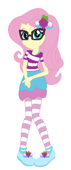 Size: 248x588 | Tagged: safe, artist:selenaede, artist:user15432, derpibooru import, fluttershy, human, equestria girls, g4, andrea libman, base used, bow, clothes, crossover, dress, glasses, hair bow, image, looking at you, png, shoes, simple background, smiling, smiling at you, socks, solo, stockings, strawberry shortcake, strawberry shortcake's berry bitty adventures, sweet grapes, thigh highs, transparent background, voice actor joke