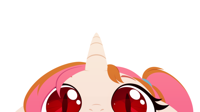 Size: 4000x2249 | Tagged: safe, artist:belka-sempai, derpibooru import, oc, oc:belka, unofficial characters only, bat pony, unicorn, cute, horn, image, looking at you, peeking, png, simple background, transparent background