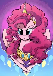 Size: 1204x1712 | Tagged: safe, artist:yukandasama, derpibooru import, idw, pinkie pie, alicorn, pony, g4, spoiler:comic, alicornified, deviantart watermark, female, friendship is magic #57, i can't believe it's not idw, image, jpeg, mare, obtrusive watermark, pinkiecorn, princess of chaos, race swap, solo, watermark, xk-class end-of-the-world scenario