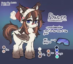 Size: 1500x1300 | Tagged: safe, artist:cuiicie, derpibooru import, oc, oc:powder, unofficial characters only, bat pony, female, hat, image, png, reference sheet, toque