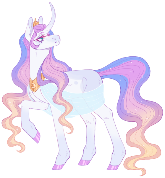 Size: 2711x2915 | Tagged: safe, artist:sleepy-nova, derpibooru import, oc, oc:princess, unofficial characters only, pony, unicorn, blank flank, blue eyeshadow, coat markings, colored hooves, colored muzzle, colored pinnae, colored pupils, crown, curved horn, ear fluff, ethereal mane, ethereal tail, eyelashes, eyeshadow, female, flowing mane, flowing tail, gradient horn, gradient muzzle, high res, hooves, horn, image, jewelry, lacrimal caruncle, lidded eyes, long horn, long mane, long tail, makeup, mare, multicolored mane, multicolored tail, peytral, png, profile, purple hooves, raised hoof, regalia, shiny hooves, silk, simple background, solo, sparkles, sparkly mane, sparkly tail, standing, standing on three hooves, starry mane, starry tail, tail, tall ears, teal eyes, teal pupils, thick eyelashes, thick neck, transparent background, turned head, unicorn oc, wavy mane, wavy tail, white coat