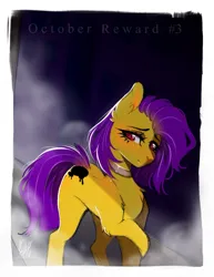 Size: 977x1265 | Tagged: safe, artist:bambudess, derpibooru import, oc, unofficial characters only, earth pony, pony, chest fluff, choker, female, image, jpeg, mare, solo