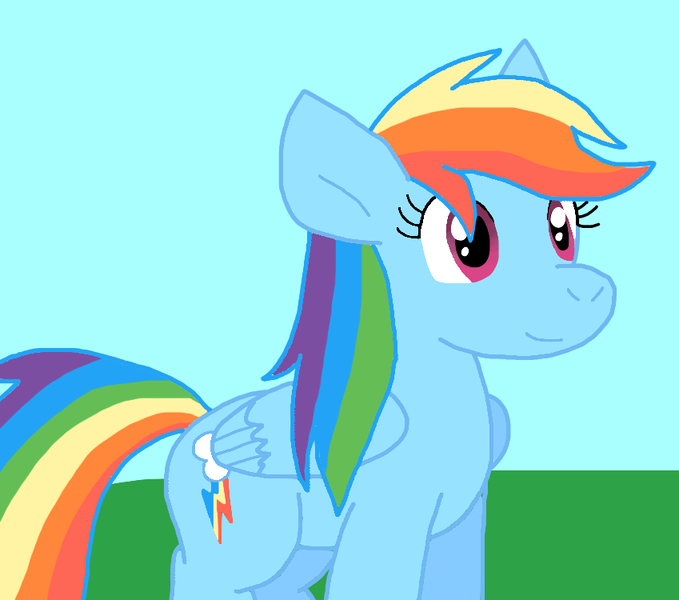 Size: 849x750 | Tagged: safe, artist:cmara, derpibooru import, rainbow dash, pegasus, pony, g4, female, image, mare, png, solo