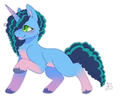 Size: 1680x1280 | Tagged: safe, derpibooru import, pony, unicorn, g5, blushing, cheek fluff, chest fluff, freckles, horn, image, laughing, misty brightdawn, png, raised hoof, textured hair, unicorn horn, unshorn fetlocks