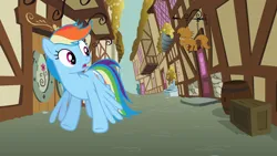 Size: 1920x1080 | Tagged: safe, derpibooru import, screencap, rainbow dash, pony, g4, the mysterious mare do well, image, png, solo