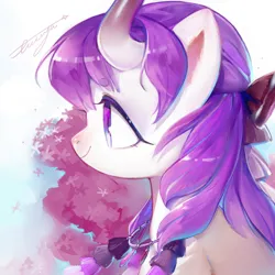 Size: 2449x2449 | Tagged: safe, artist:ciciya, derpibooru import, oc, unofficial characters only, pony, female, horns, image, jpeg, mare, solo