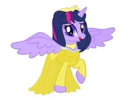 Size: 1133x937 | Tagged: safe, artist:brightstar40k, derpibooru import, twilight sparkle, twilight sparkle (alicorn), alicorn, clothes, dress, image, png, simple background, solo, white background