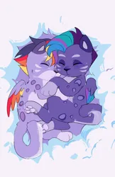 Size: 1182x1826 | Tagged: safe, artist:aztrial, derpibooru import, cat, g5, adorallura, allura, alterobetes, alterro, alterrobetes, brother and sister, countershading, cute, duo, female, image, kitten allura, kitten alterro, male, png, siblings, sleeping, unitober 2024, younger