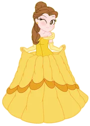 Size: 2120x2960 | Tagged: safe, artist:yaya54320, derpibooru import, equestria girls, g4, beauty and the beast, belle, clothes, disney, disney princess, dress, female, image, png, simple background, transparent background