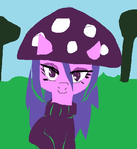 Size: 452x492 | Tagged: safe, artist:buttercupsaiyan, derpibooru import, oc, oc:jellycap, mushroom pony, original species, image, jpeg, ms paint, mushroom