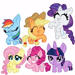 Size: 1000x1000 | Tagged: safe, artist:juarezdejesus, derpibooru import, applejack, fluttershy, pinkie pie, rainbow dash, rarity, twilight sparkle, g4, image, jpeg, mane six