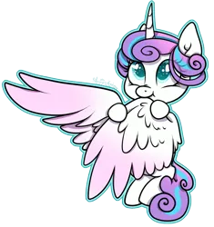 Size: 1357x1445 | Tagged: safe, artist:alice4kotov, derpibooru import, princess flurry heart, alicorn, pony, g4, the crystalling, biting, cute, female, filly, flurrybetes, foal, grooming, heart, heart eyes, image, png, preening, simple background, solo, transparent background, wing bite, wingding eyes, wings