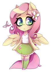 Size: 1250x1748 | Tagged: safe, artist:morishasu, derpibooru import, fluttershy, human, equestria girls, g4, boots, breasts, chibi, clothes, cute, delicious flat chest, eared humanization, female, flattershy, humanized, image, png, shoes, shyabetes, simple background, skirt, socks, solo, speedpaint, tail, tailed humanization, tanktop, transparent background, winged humanization, wings