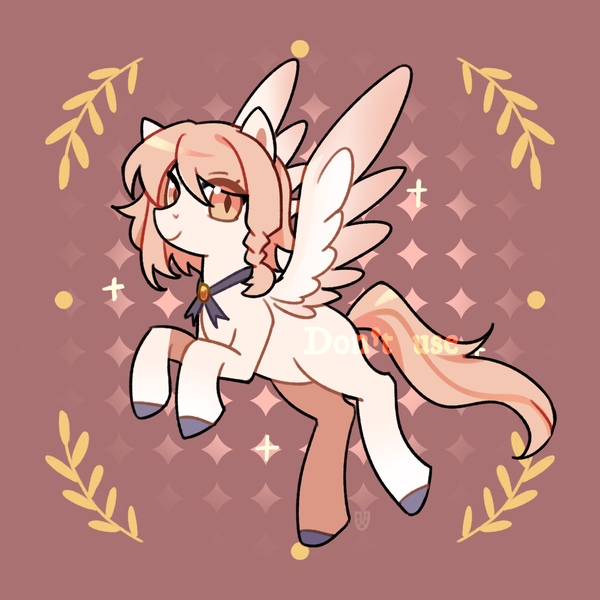 Size: 2048x2048 | Tagged: safe, artist:tabithaqu, derpibooru import, oc, pegasus, pony, colored wings, female, image, jpeg, mare, solo, two toned wings, wings