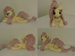 Size: 1597x1199 | Tagged: safe, artist:little-broy-peep, derpibooru import, fluttershy, bat pony, pony, bat ponified, flutterbat, image, irl, jpeg, photo, plushie, race swap, solo