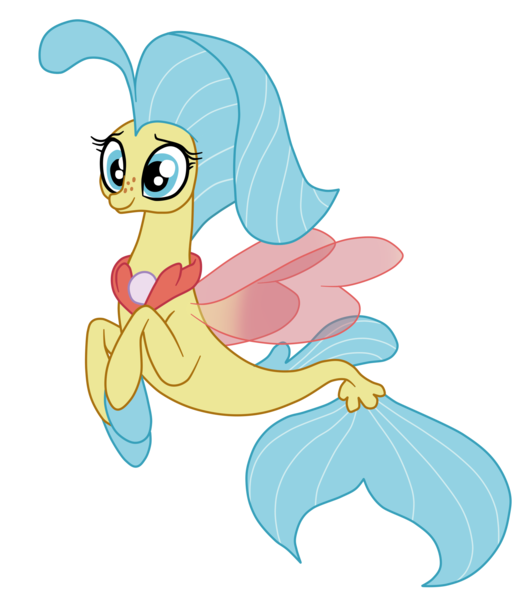 Size: 1900x2180 | Tagged: safe, artist:gmaplay, derpibooru import, princess skystar, seapony (g4), g4, my little pony: the movie, aquastria, bubble, crepuscular rays, cropped, cute, female, fin wings, fins, floppy ears, flower, flower in hair, freckles, image, jewelry, necklace, ocean, open mouth, open smile, pearl, pearl necklace, png, scales, seaquestria, smiling, solo, swimming, underwater, water, wings