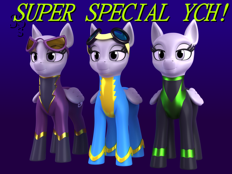 Size: 1920x1440 | Tagged: safe, artist:argos90, derpibooru import, pegasus, pony, 3d, 3d model, clothes, commission, costume, image, png, shadowbolts costume, uniform, washouts uniform, wonderbolts uniform, your character here