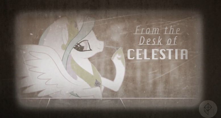 Size: 778x416 | Tagged: safe, derpibooru import, princess celestia, alicorn, pony, bioshock, character name, dialogue, female, image, jpeg, mare, text