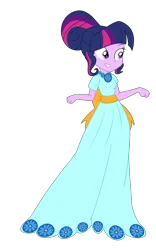 Size: 2000x3197 | Tagged: safe, artist:cartoonmasterv3, artist:nie-martw-sie-o-mnie, derpibooru import, twilight sparkle, twilight sparkle (alicorn), alicorn, human, equestria girls, g4, make new friends but keep discord, clothes, dress, equestria girls-ified, gala dress, humanized, image, long dress, long skirt, png, skirt, solo