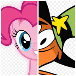 Size: 894x894 | Tagged: safe, derpibooru import, editor:lovetime17, pinkie pie, crossover, image, jpeg, wander (wander over yonder), wander over yonder