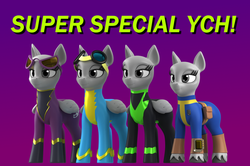 Size: 1500x1000 | Tagged: safe, artist:argos90, derpibooru import, pegasus, pony, 3d, 3d model, clothes, commission, costume, gradient background, image, png, shadowbolts uniform, uniform, washouts uniform, wonderbolts uniform, your character here