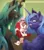 Size: 2800x3200 | Tagged: safe, artist:djkaskan, derpibooru import, nurse redheart, princess luna, queen chrysalis, alicorn, changeling, changeling queen, earth pony, pony, g4, :<, angry, chair, female, gritted teeth, image, mare, my little pony the movie: the death of twilight sparkle, png, tamers12345, teeth