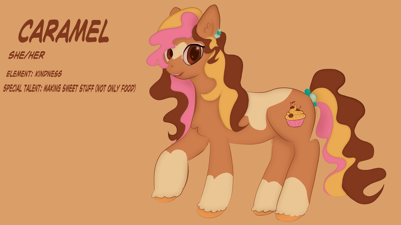 Size: 3840x2160 | Tagged: safe, artist:creida, derpibooru import, oc, unofficial characters only, earth pony, pony, image, png, pronouns, simple background