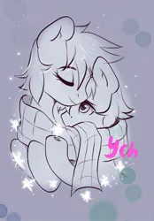 Size: 889x1280 | Tagged: safe, derpibooru import, oc, unofficial characters only, alicorn, earth pony, pegasus, pony, unicorn, commission, community related, couple, duo, horn, hug, image, jpeg, snow, ych example, ych sketch, your character here