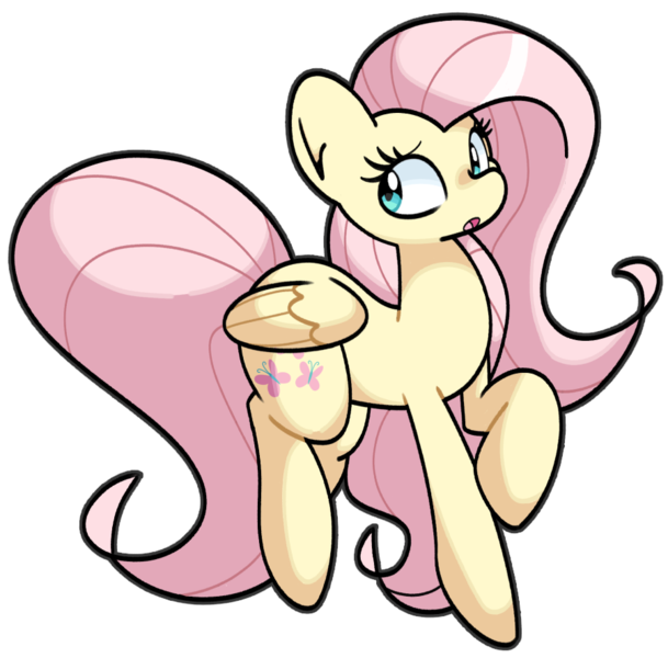 Size: 900x886 | Tagged: safe, artist:kindakismet, derpibooru import, fluttershy, pegasus, pony, g4, image, png, simple background, solo, transparent background