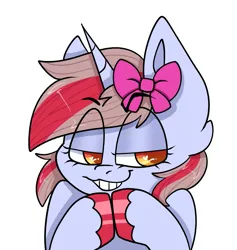 Size: 1115x1176 | Tagged: safe, artist:xxgirlscoutcookiexx, ponerpics import, oc, oc:cindy, unofficial characters only, pony, bust, emotes, female, image, jpeg, mare